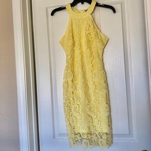 Berydress Yellow Lace Dress